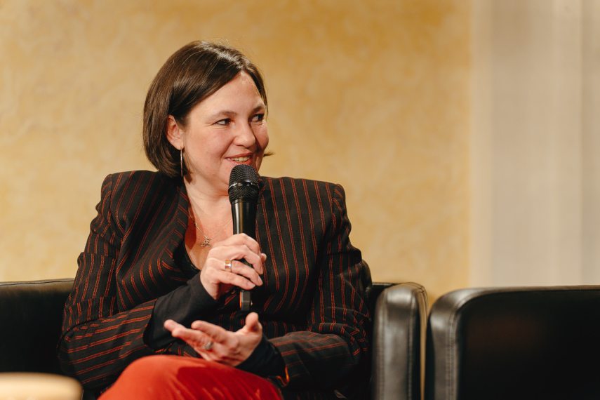 Nagy Borbála Réka  irodalmár, Nagy László unokája. Fotó: Sorok Péter / Kultúra.hu