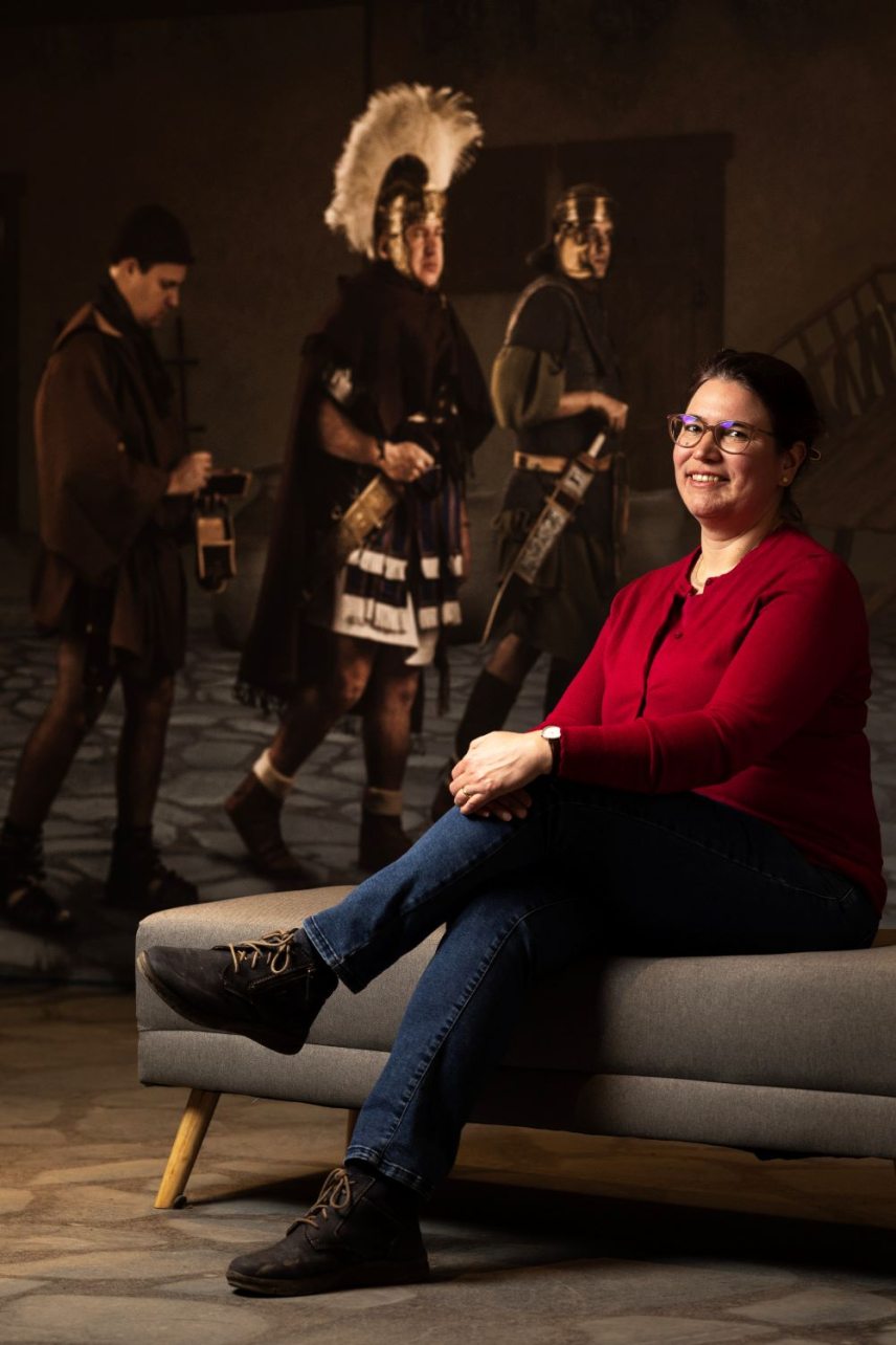 dr. Fényes Gabriella régész. Fotó: Éberling András